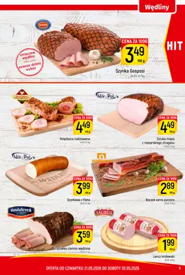 Delikatesy Piotruś Pan - gazetka promocyjna Gazetka od czwartku 21.05 do soboty 30.05 - strona 5