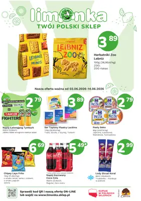 Limonka - gazetka promocyjna Gazetka od środy 03.06 do niedzieli 14.06