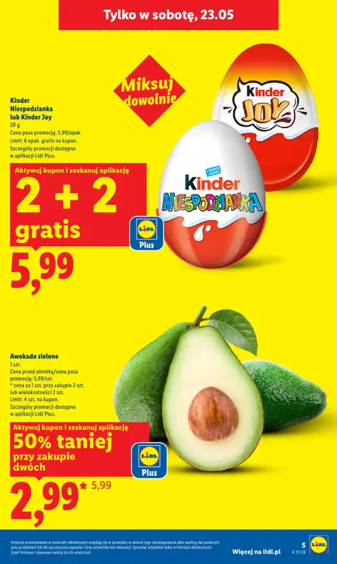 Lidl - gazetka promocyjna Oferta od czwartku od czwartku 21.05 do soboty 23.05 - strona 5