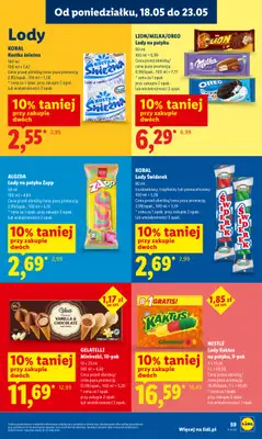 Lidl - gazetka promocyjna Oferta od czwartku od czwartku 21.05 do soboty 23.05 - strona 63