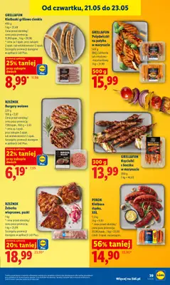 Lidl - gazetka promocyjna Oferta od czwartku od czwartku 21.05 do soboty 23.05 - strona 43