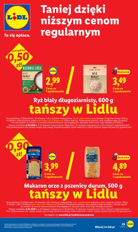 Lidl - gazetka promocyjna Oferta od czwartku od czwartku 21.05 do soboty 23.05 - strona 29