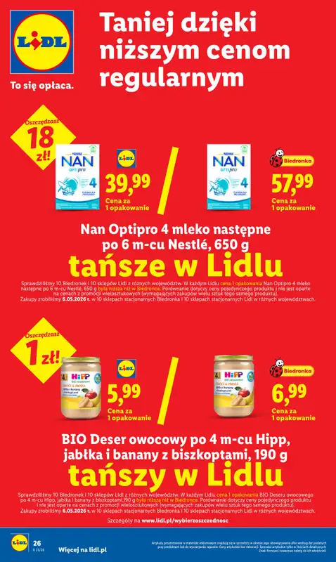 Lidl - gazetka promocyjna Oferta od czwartku od czwartku 21.05 do soboty 23.05 - strona 26