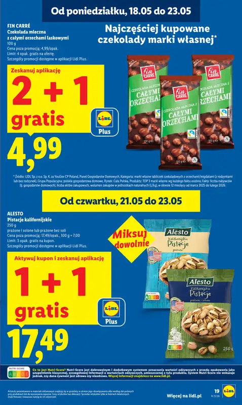Lidl - gazetka promocyjna Oferta od czwartku od czwartku 21.05 do soboty 23.05 - strona 19