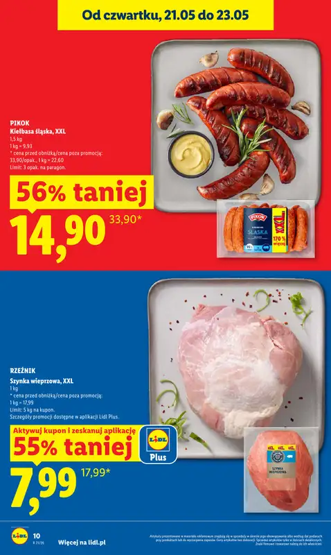 Lidl - gazetka promocyjna Oferta od czwartku od czwartku 21.05 do soboty 23.05 - strona 10