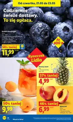 Lidl - gazetka promocyjna Oferta od czwartku od czwartku 21.05 do soboty 23.05 - strona 34
