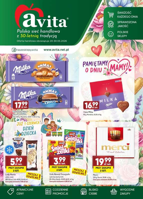 Avita - gazetka promocyjna Gazetka od czwartku 21.05 do soboty 30.05