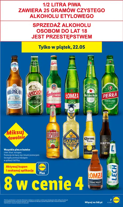 Lidl - gazetka promocyjna Oferta od czwartku od czwartku 21.05 do soboty 23.05 - strona 7