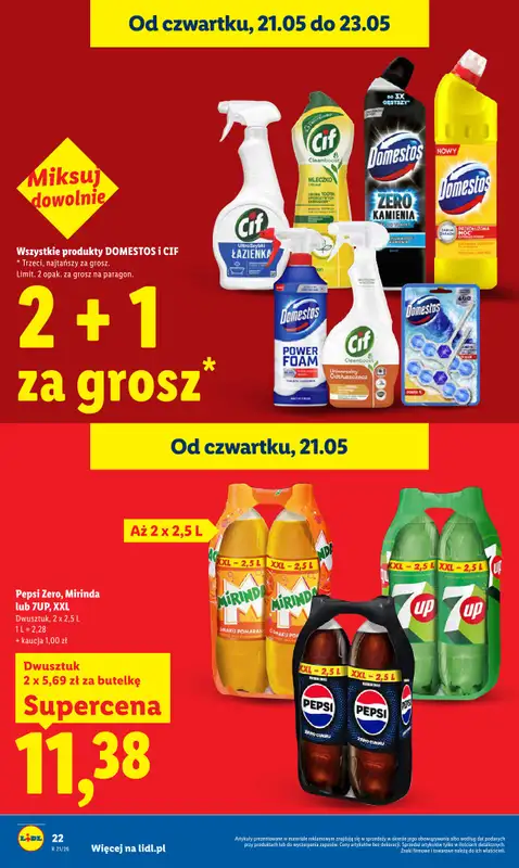 Lidl - gazetka promocyjna Oferta od czwartku od czwartku 21.05 do soboty 23.05 - strona 22