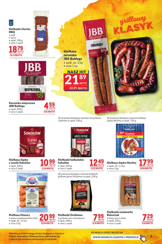 Makro - gazetka promocyjna Katalog Grill Ogród od wtorku 26.05 do poniedziałku 08.06 - strona 5