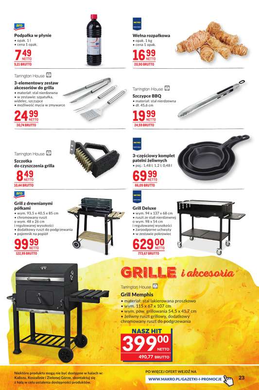 Makro - gazetka promocyjna Katalog Grill Ogród od wtorku 26.05 do poniedziałku 08.06 - strona 21