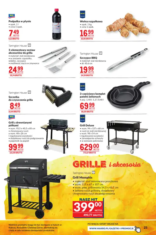 Makro - gazetka promocyjna Katalog Grill Ogród od wtorku 26.05 do poniedziałku 08.06 - strona 21