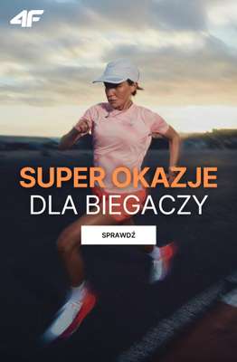 4F - gazetka promocyjna Strefa biegacza do -30% od czwartku 21.05 