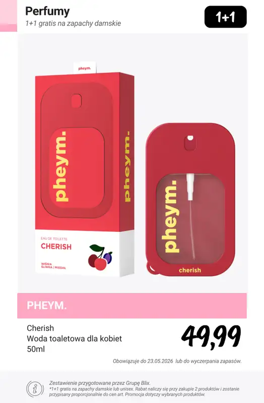 Rossmann - gazetka promocyjna 1+1 gratis na zapachy damskie lub unisex od czwartku 21.05 do soboty 23.05 - strona 9