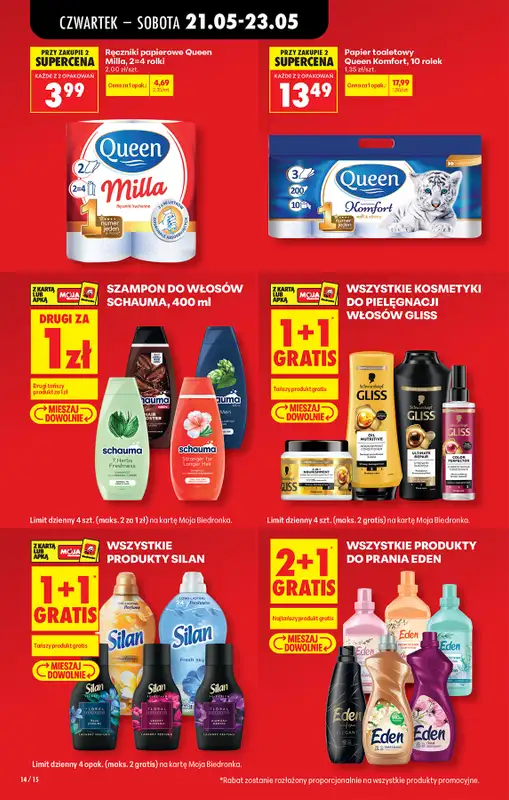 Biedronka - gazetka promocyjna Od czwartku od czwartku 21.05 do środy 27.05 - strona 16