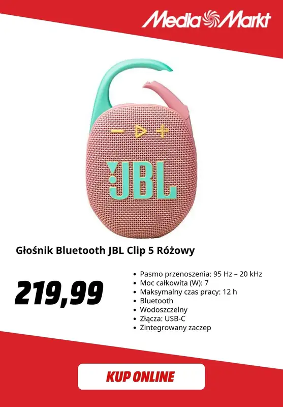 Media Markt - gazetka promocyjna Głośniki bezprzewodowe w super cenach od czwartku 21.05 do wtorku 02.06 - strona 7