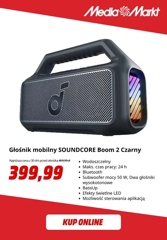 Media Markt - gazetka promocyjna Głośniki bezprzewodowe w super cenach od czwartku 21.05 do wtorku 02.06 - strona 8