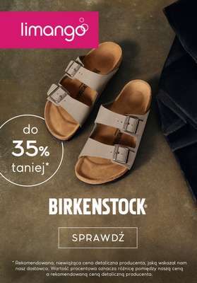 Limango - gazetka promocyjna Birkenstock do 35% taniej od piątku 22.05 do poniedziałku 25.05