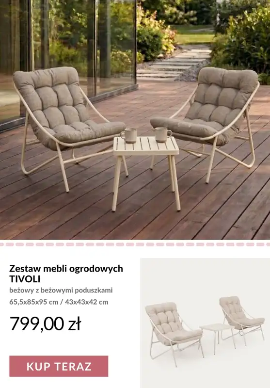 Homla - gazetka promocyjna Meble ogrodowe od czwartku 21.05 do piątku 29.05 - strona 3