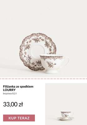 Filiżanka ze spodkiem LOURRY
