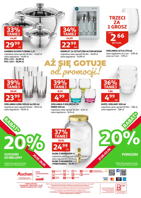 Auchan - gazetka promocyjna Gazetka Zielona Góra I Wszystko, co najlepsze, dla najlepszej Mamy  do wtorku 26.05 - strona 27