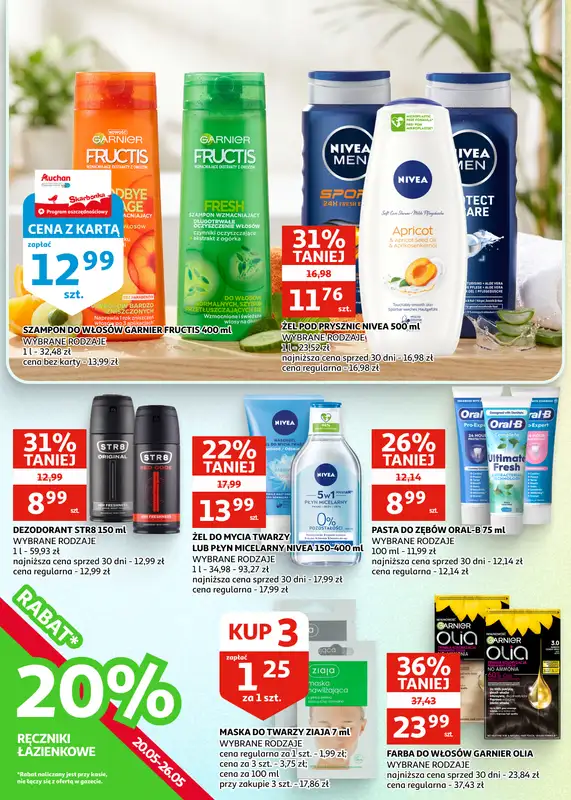 Auchan - gazetka promocyjna Gazetka Zielona Góra I Wszystko, co najlepsze, dla najlepszej Mamy  do wtorku 26.05 - strona 24