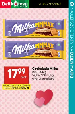 Dzień Matki - gazetka promocyjna Czekoladki na Dzień Matki - sprawdź oferty i promocje w marketach! od czwartku 21.05 do soboty 23.05 - strona 17