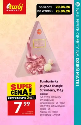Dzień Matki - gazetka promocyjna Czekoladki na Dzień Matki - sprawdź oferty i promocje w marketach! od czwartku 21.05 do soboty 23.05 - strona 19