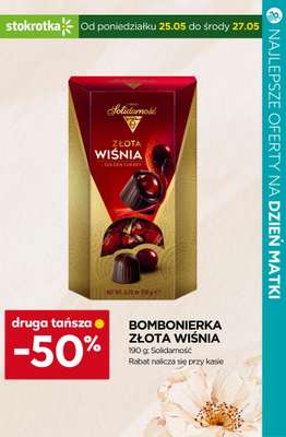 Dzień Matki - gazetka promocyjna Czekoladki na Dzień Matki - sprawdź oferty i promocje w marketach! od czwartku 21.05 do soboty 23.05 - strona 15