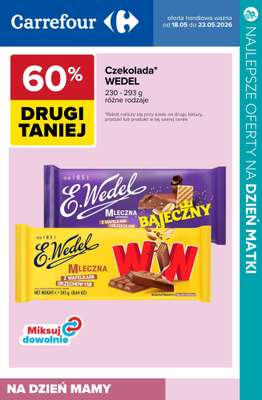 Dzień Matki - gazetka promocyjna Czekoladki na Dzień Matki - sprawdź oferty i promocje w marketach! od czwartku 21.05 do soboty 23.05 - strona 18