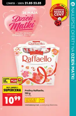 Dzień Matki - gazetka promocyjna Czekoladki na Dzień Matki - sprawdź oferty i promocje w marketach! od czwartku 21.05 do soboty 23.05 - strona 3
