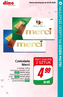 Dzień Matki - gazetka promocyjna Czekoladki na Dzień Matki - sprawdź oferty i promocje w marketach! od czwartku 21.05 do soboty 23.05 - strona 10