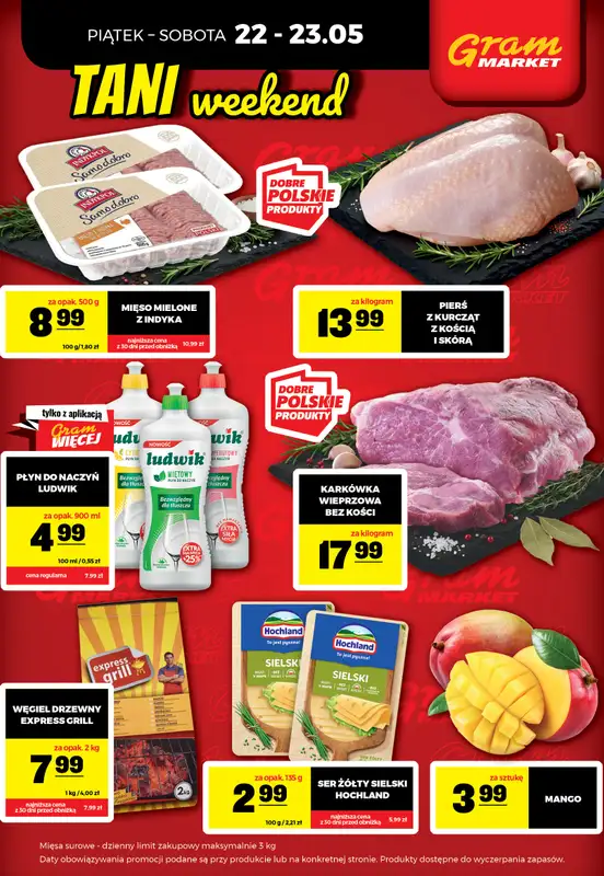 Gram Market - gazetka promocyjna Cały tydzień niskie ceny od piątku 22.05 do środy 27.05 - strona 2