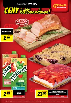 Gram Market - gazetka promocyjna Cały tydzień niskie ceny od piątku 22.05 do środy 27.05 - strona 3