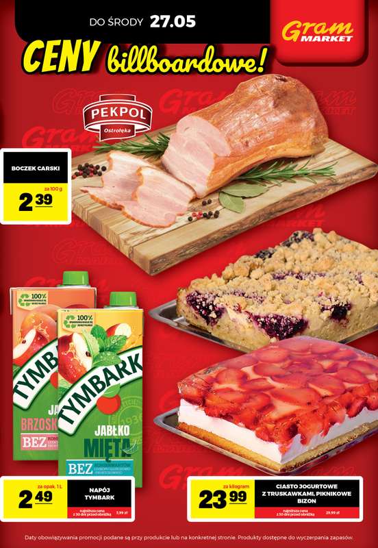 Gram Market - gazetka promocyjna Cały tydzień niskie ceny od piątku 22.05 do środy 27.05 - strona 3