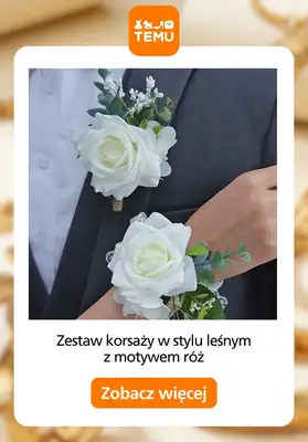 Temu - gazetka promocyjna Akcesoria ślubne od czwartku 21.05 do środy 03.06 - strona 9