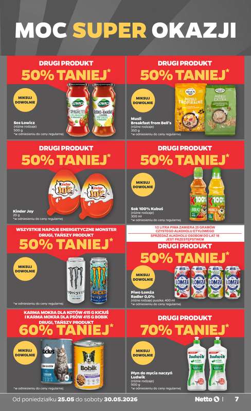 Netto - gazetka promocyjna Gazetka Spożywcza  do soboty 30.05 - strona 7