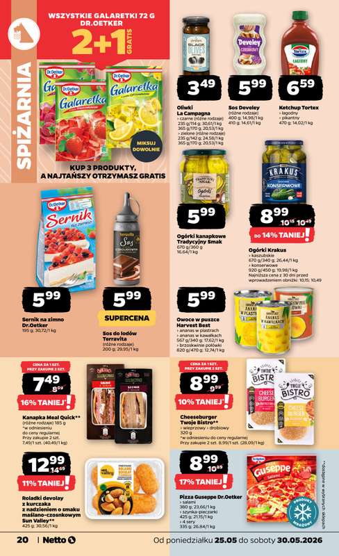 Netto - gazetka promocyjna Gazetka Spożywcza  do soboty 30.05 - strona 20