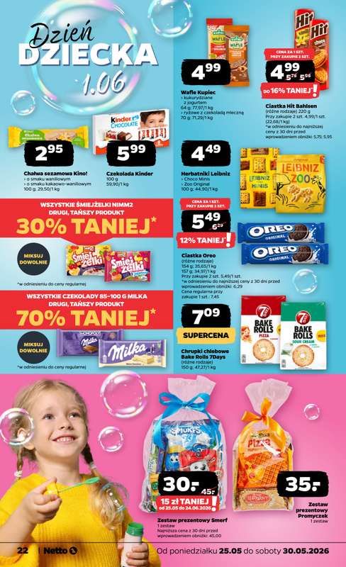 Netto - gazetka promocyjna Gazetka Spożywcza od poniedziałku 25.05 do soboty 30.05 - strona 22