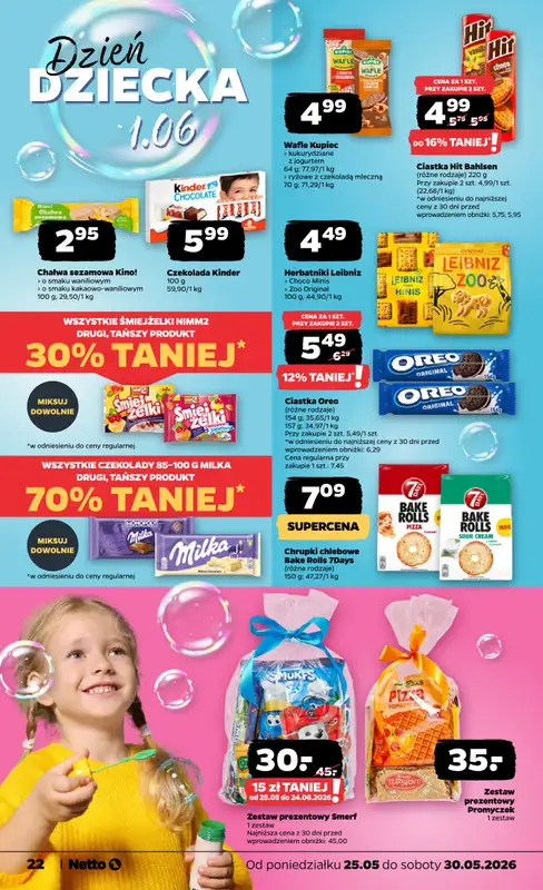 Netto - gazetka promocyjna Gazetka Spożywcza od poniedziałku 25.05 do soboty 30.05 - strona 22