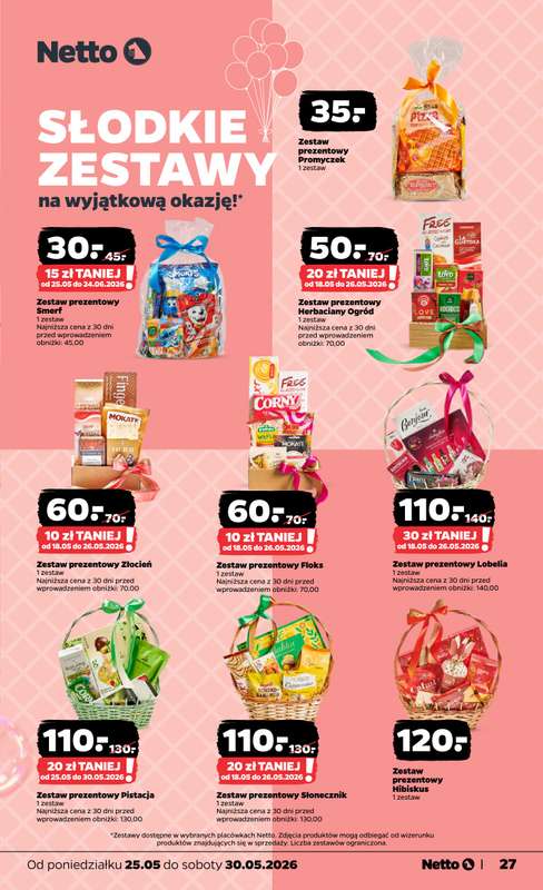 Netto - gazetka promocyjna Gazetka Spożywcza  do soboty 30.05 - strona 27