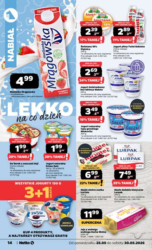 Netto - gazetka promocyjna Gazetka Spożywcza  do soboty 30.05 - strona 14
