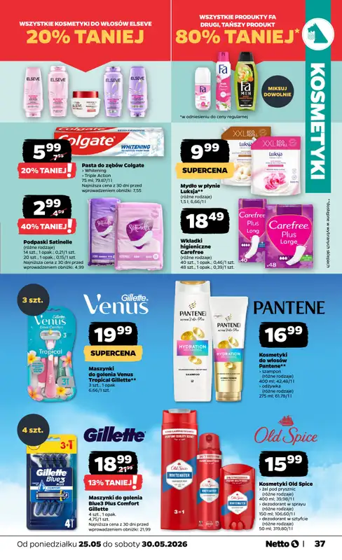 Netto - gazetka promocyjna Gazetka Spożywcza od poniedziałku 25.05 do soboty 30.05 - strona 37