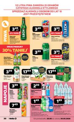 Netto - gazetka promocyjna Gazetka Spożywcza  do soboty 30.05 - strona 30