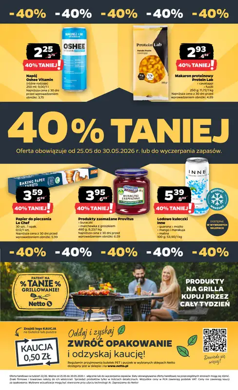 Netto - gazetka promocyjna Gazetka Spożywcza od poniedziałku 25.05 do soboty 30.05 - strona 41