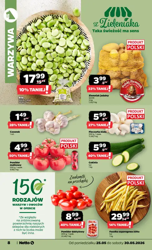 Netto - gazetka promocyjna Gazetka Spożywcza od poniedziałku 25.05 do soboty 30.05 - strona 8