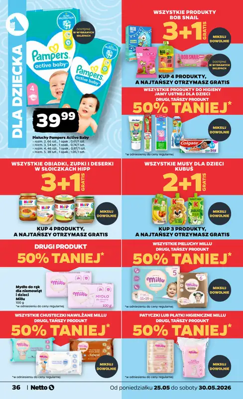 Netto - gazetka promocyjna Gazetka Spożywcza od poniedziałku 25.05 do soboty 30.05 - strona 36