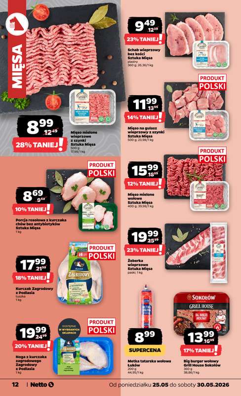 Netto - gazetka promocyjna Gazetka Spożywcza  do soboty 30.05 - strona 12