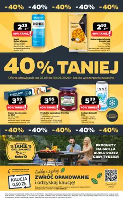 Netto - gazetka promocyjna Gazetka Spożywcza  do soboty 30.05 - strona 41