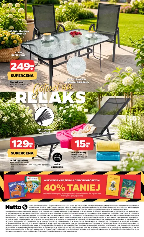Netto - gazetka promocyjna Inspiracje Tygodnia Meble ogrodowe   - strona 3